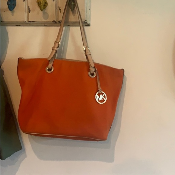 michael kors fabric tote